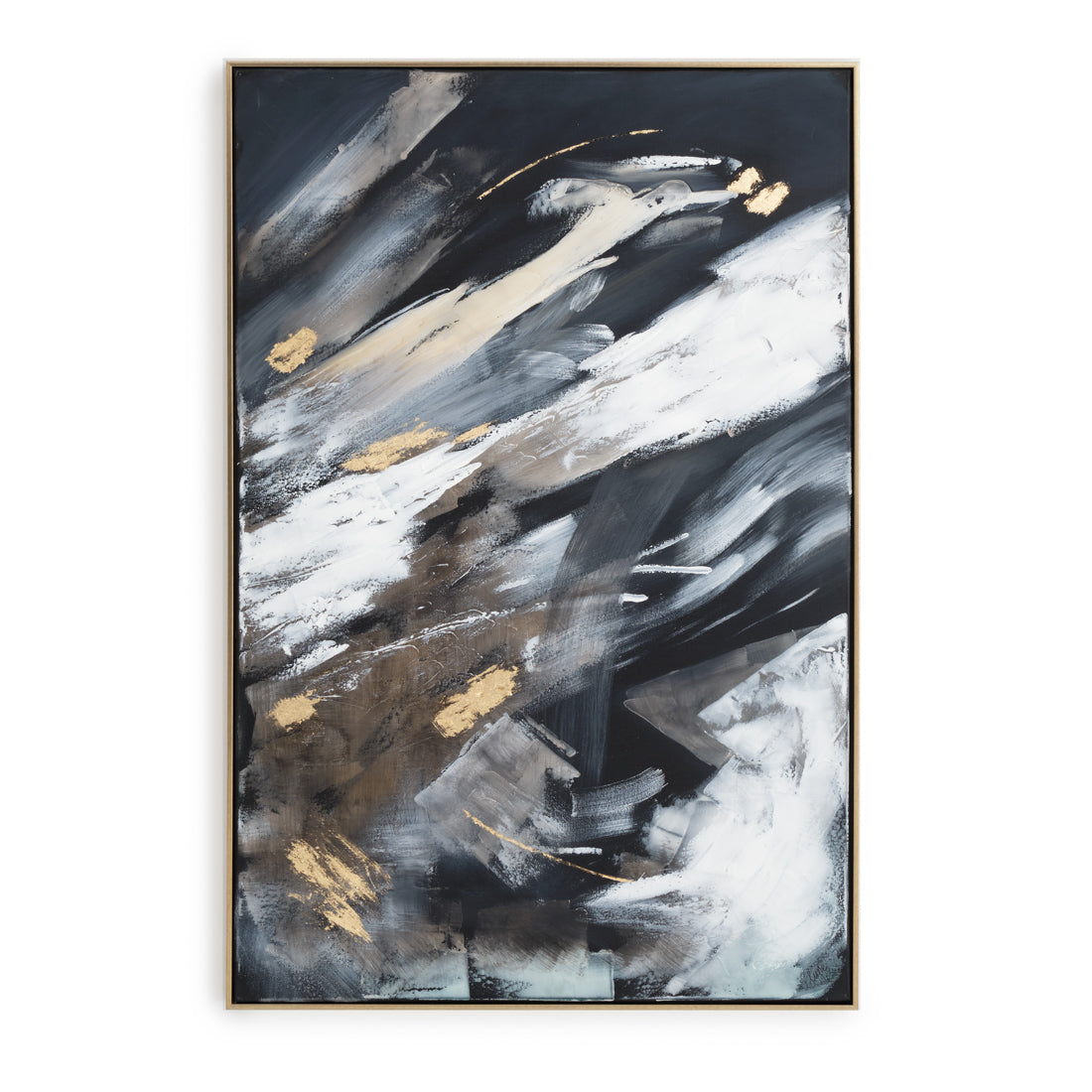 Westmonty Painting on Canvas Dark Grey