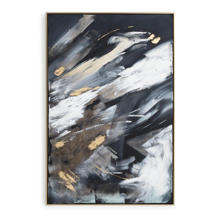 Westmonty Painting on Canvas Dark Grey