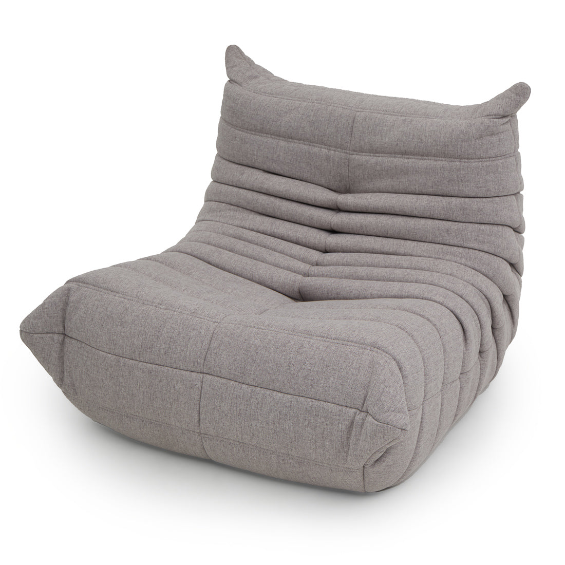 Ean Fabric Accent Chair Light Grey