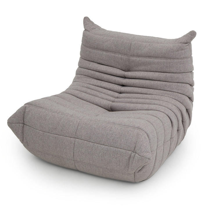 Ean Fabric Accent Chair Light Grey