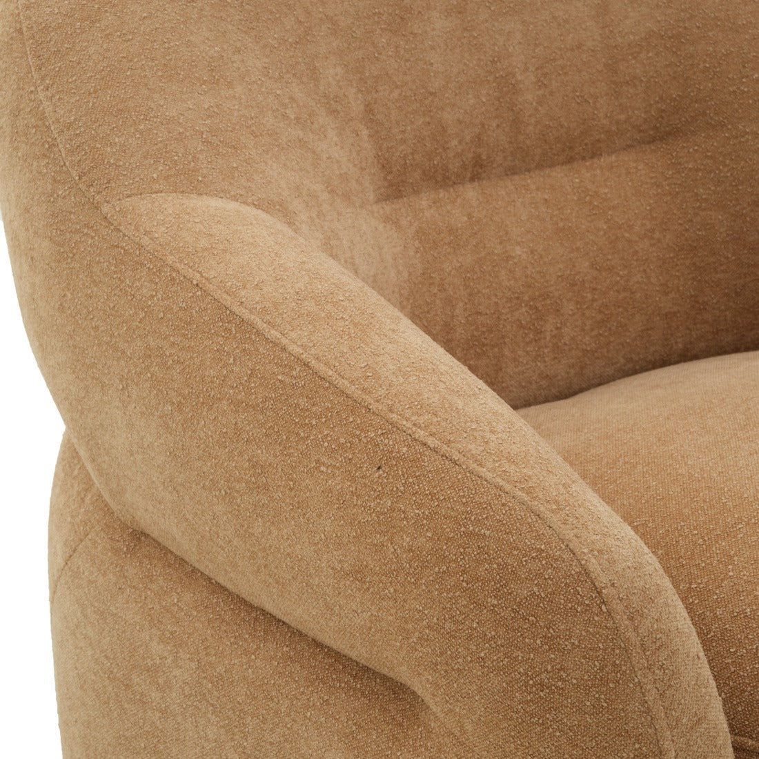 Nymeria Swivel Accent Chair Light Brown