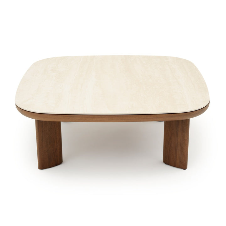 Navani Ceramic Coffee Table Light Brown