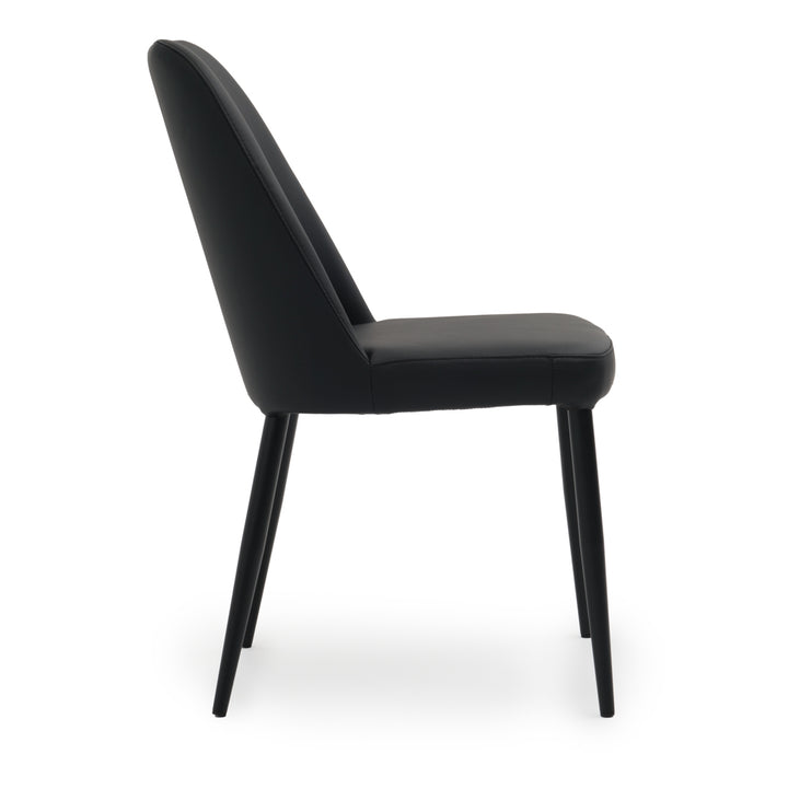 Wima Leather Chair Black