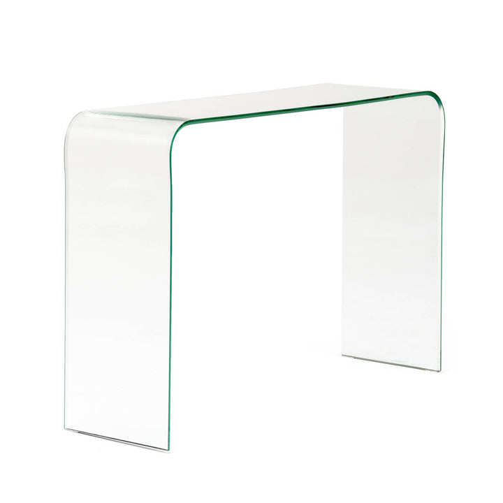 Wenzel Glass Console Table Clear