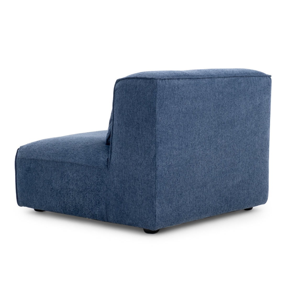 Ellemia Modular Armless Chair Dark Blue