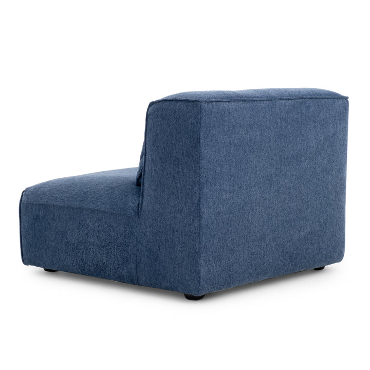 Ellemia Modular Armless Chair Dark Blue