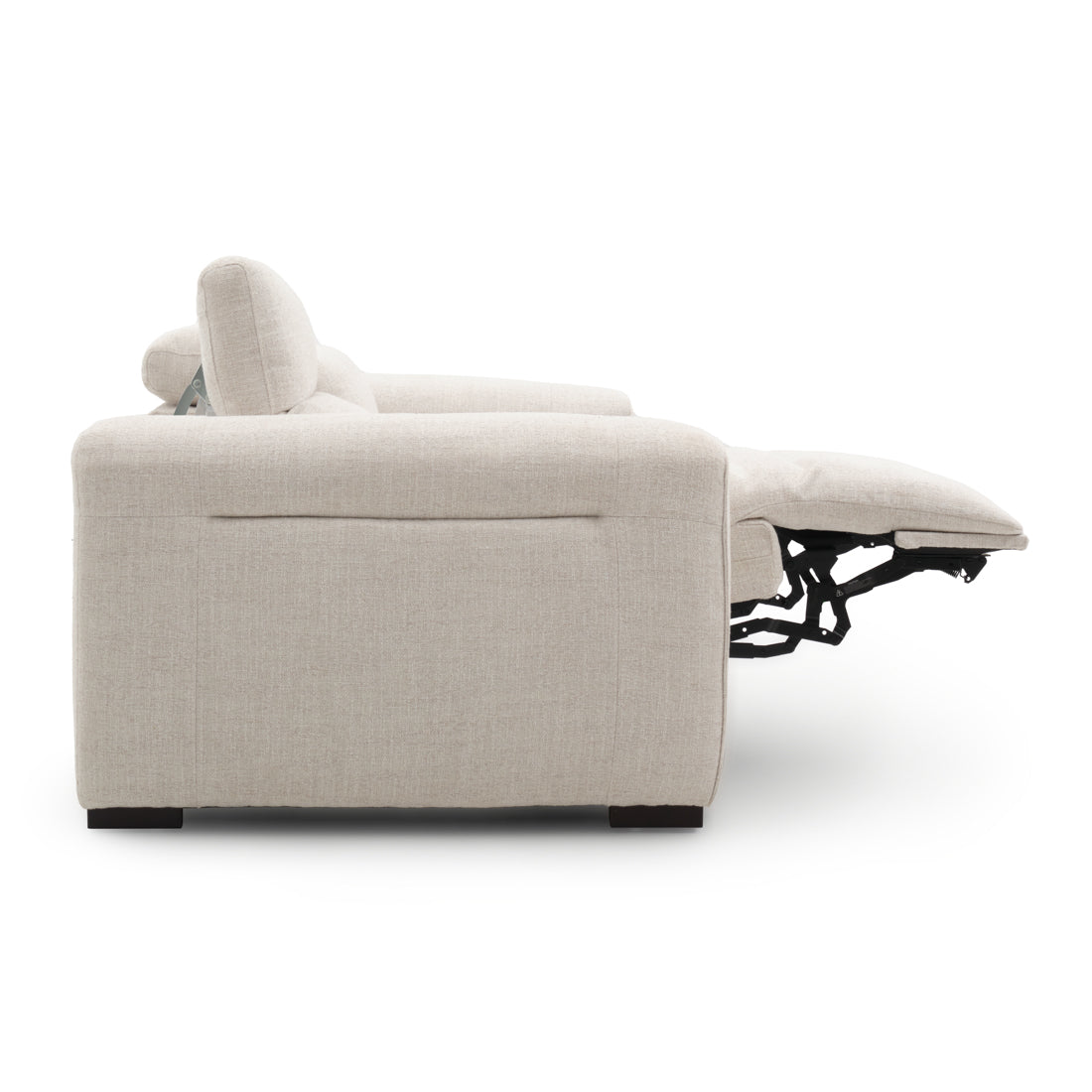 Niguel Fabric Reclining Loveseat Beige