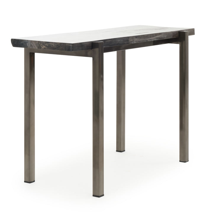 Wakerley Wood Console Table Black