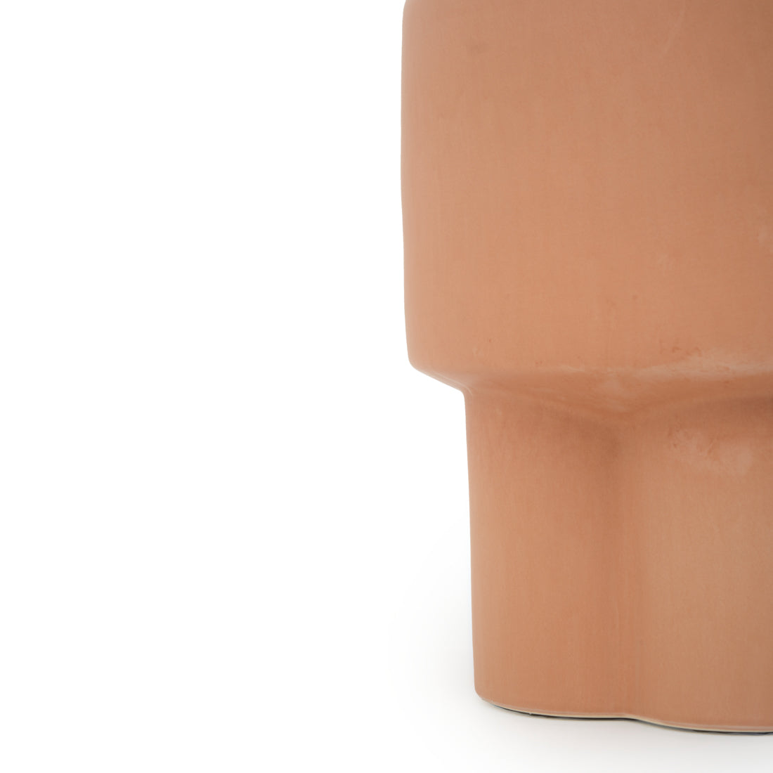 Eflower Accent Stool Light Brown