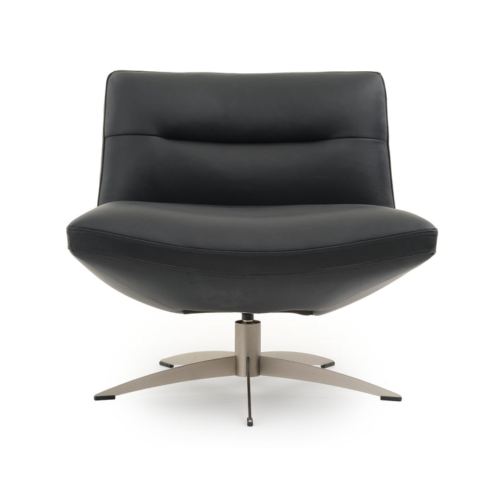 Windy Swivel Accent Chair Black