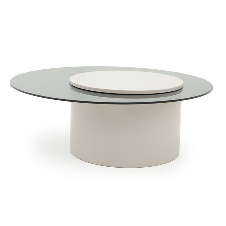 Wezley Coffee Table with Storage Light Grey