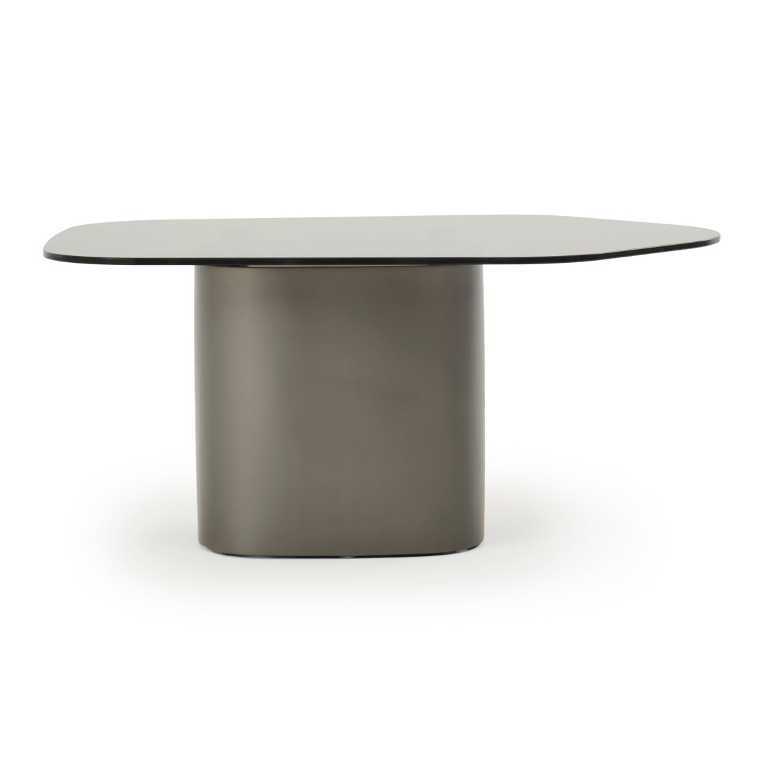 Whitford Glass Coffee Table Dark Grey