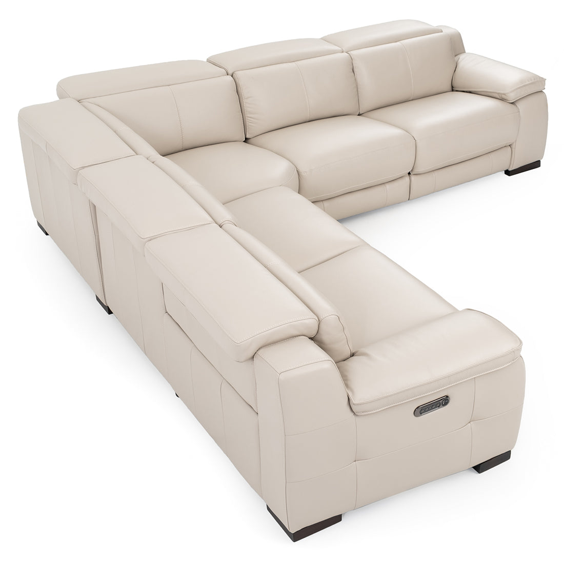 Nova Reclining Sectional Sofa Beige