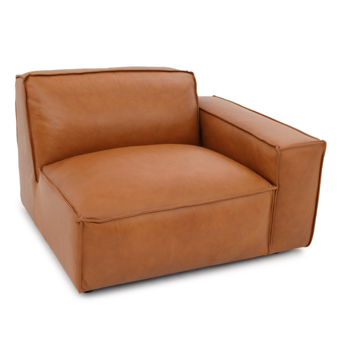 Nook Modular Right Chair Cognac