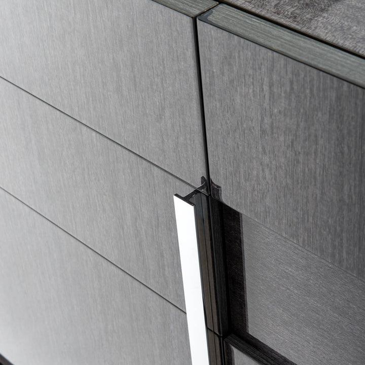 Carlyle Wood Sideboard Dark Grey