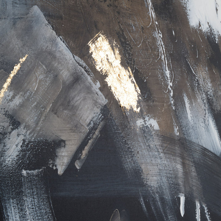Westmonty Painting on Canvas Dark Grey