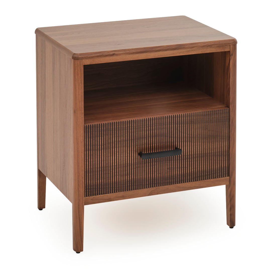 Edriana Left Nightstand Dark Brown