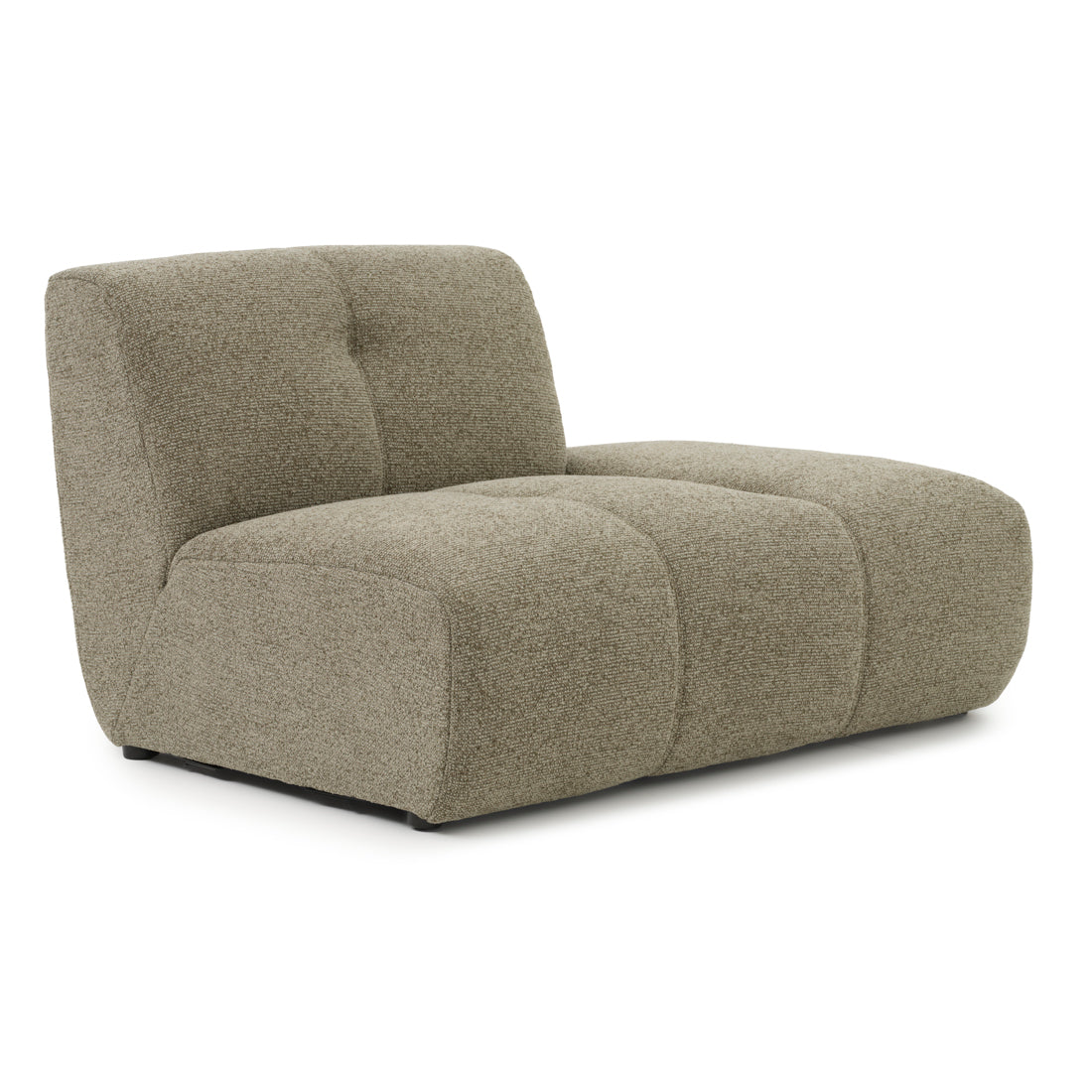 Nalinda Armless Chair W/Right Bumper Light Green