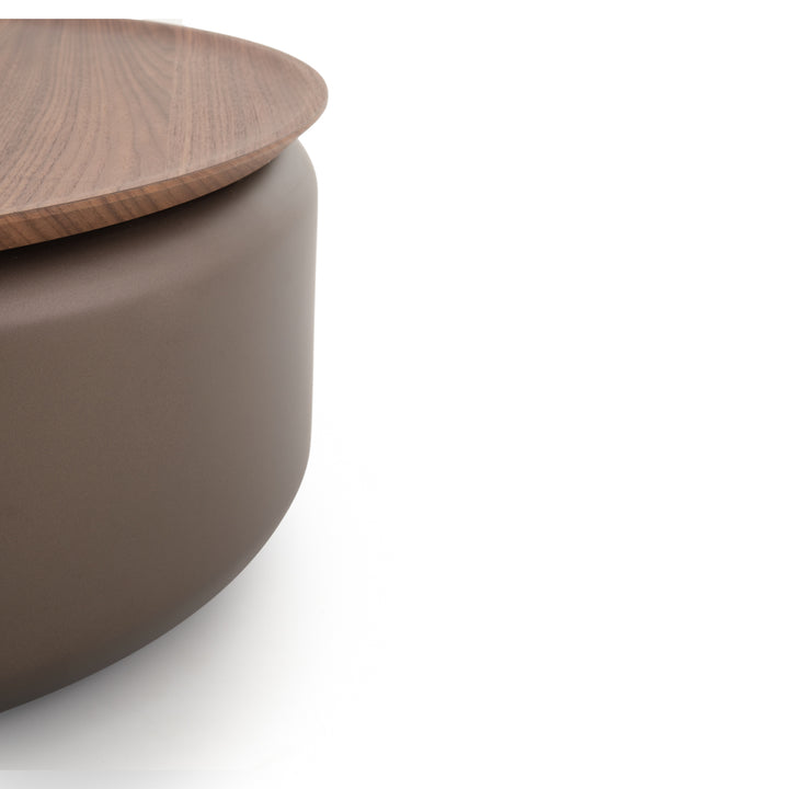 Narelle Wood Coffee Table Dark Brown