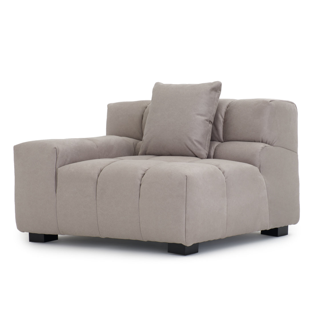 Norika Modular Left Chair Light Grey