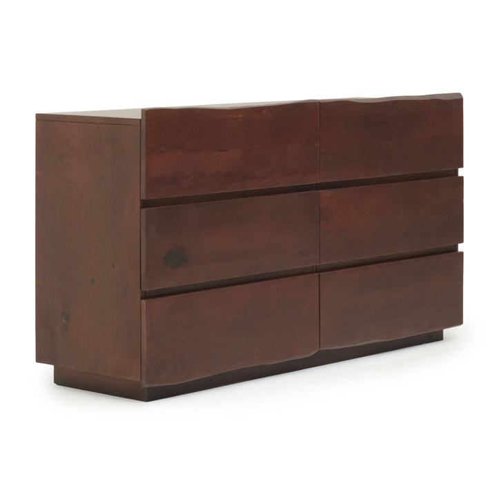 Noemi 6-Drawer Dresser Dark Brown