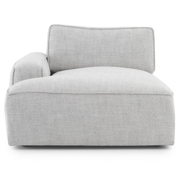 Nash Modular Left Chaise Light Grey