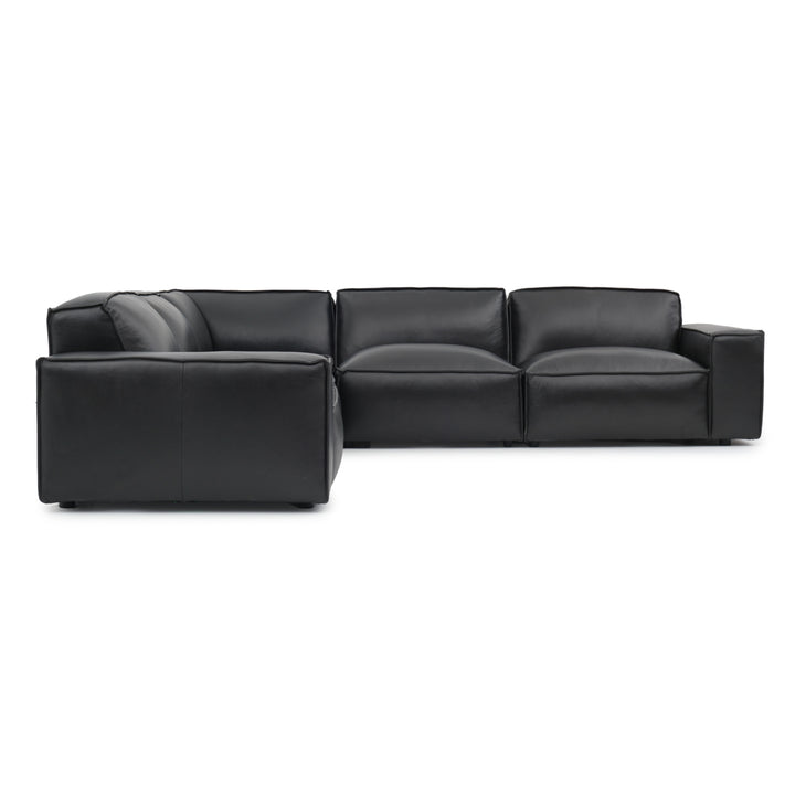 Nook Leather Modular Set Black