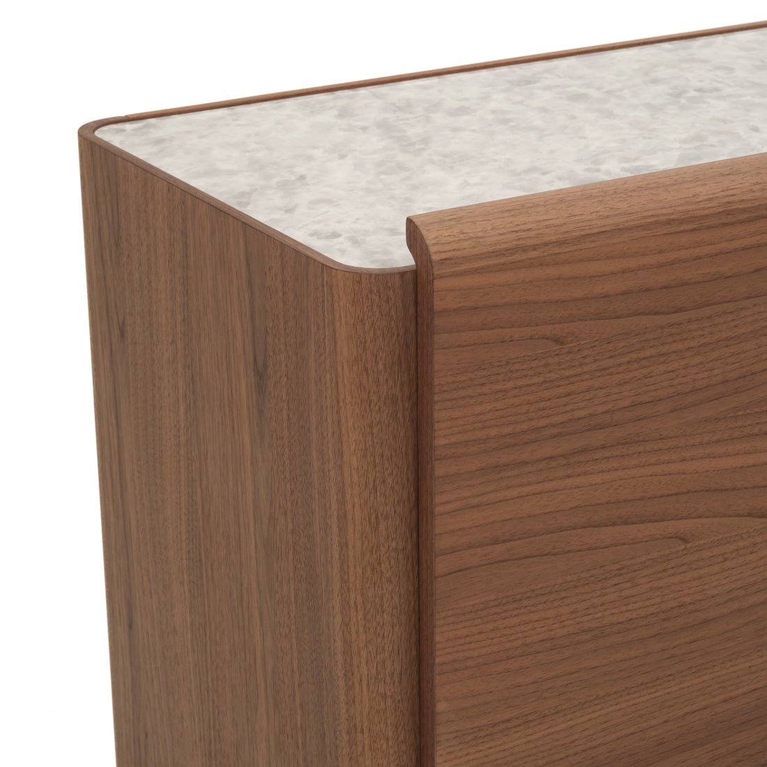 Evana Wood Sideboard Dark Brown