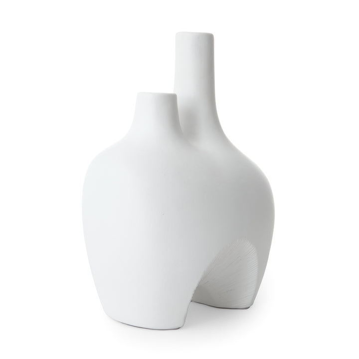 Saja Ceramic Vase Off White