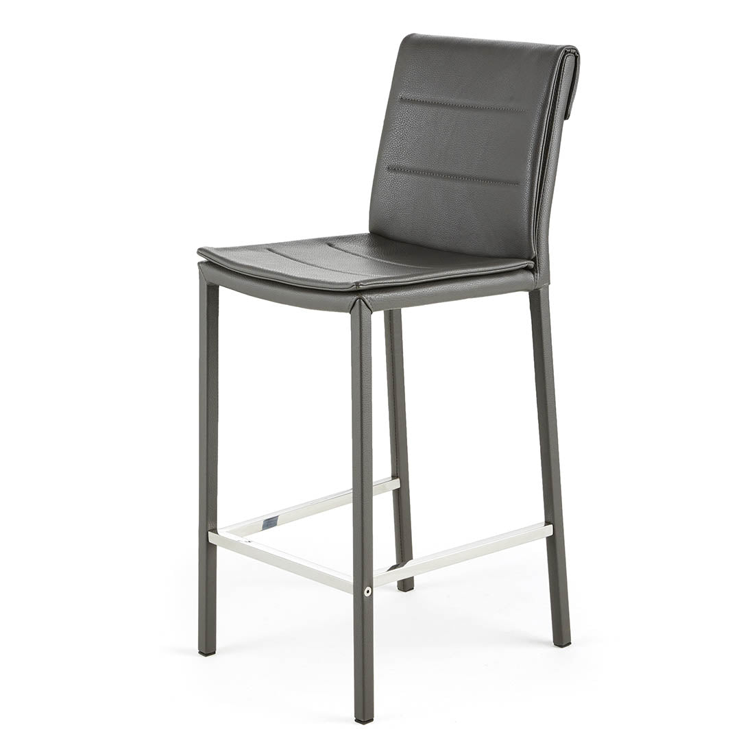 Wave Counter Stool Dark Grey