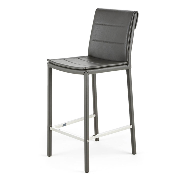 Wave Counter Stool Dark Grey