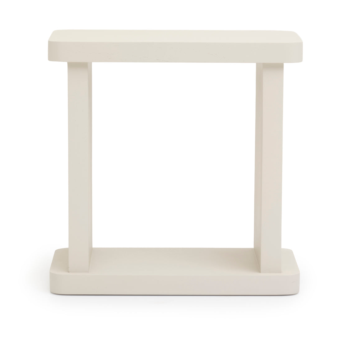 Siya Wood Accent Table White