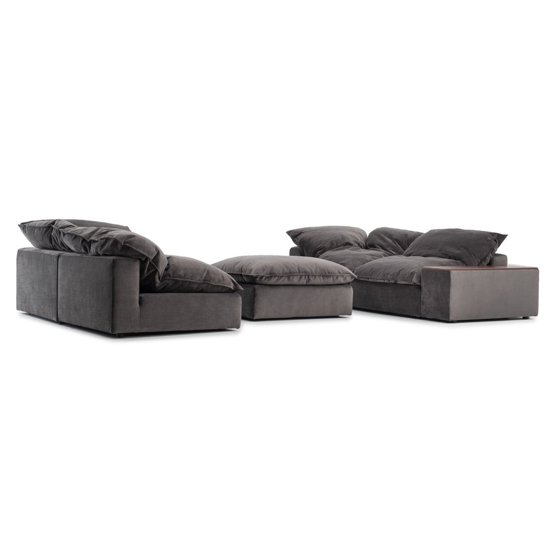 Nuage Fabric Modular Set Dark Grey