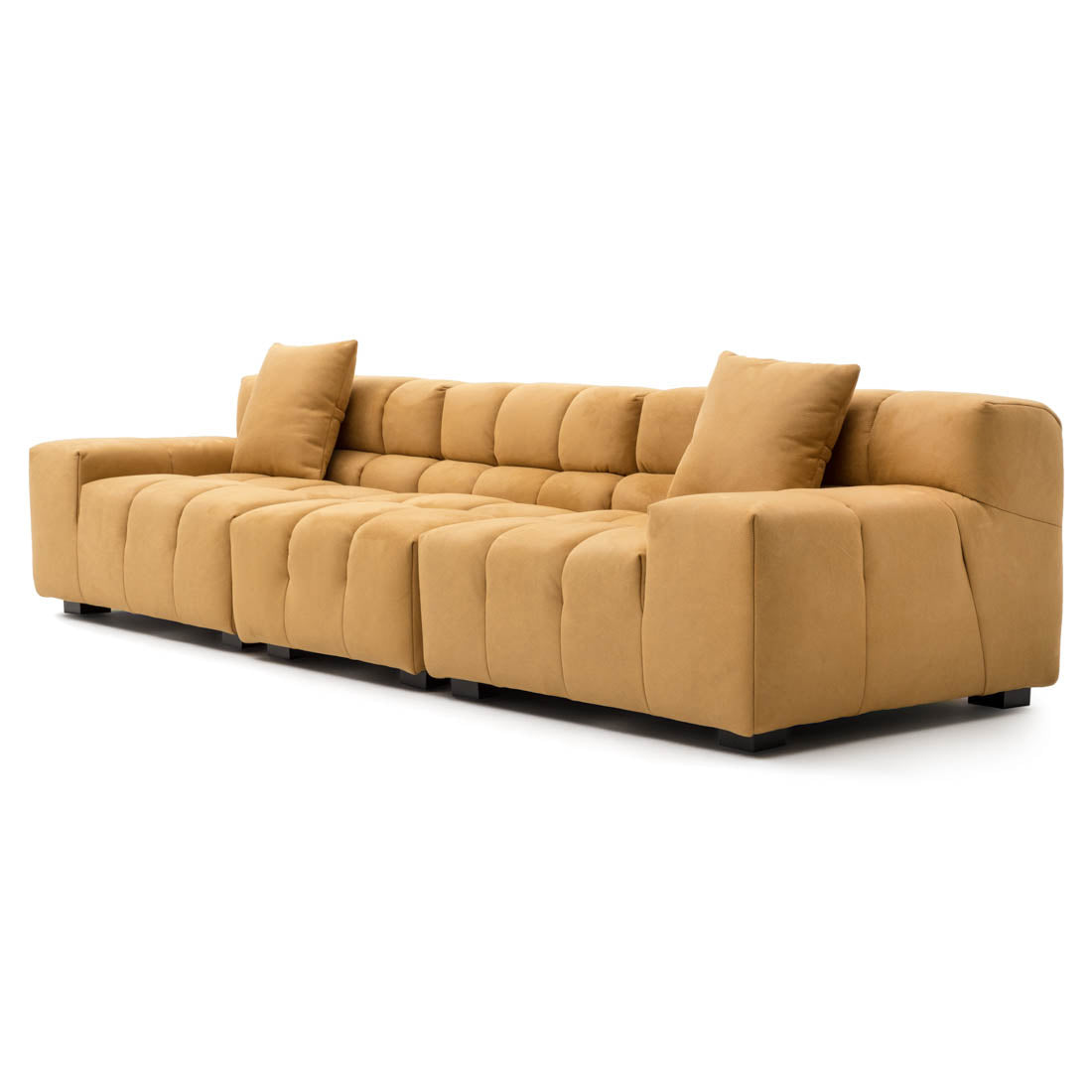 Norika Fabric Modular Sofa Yellow