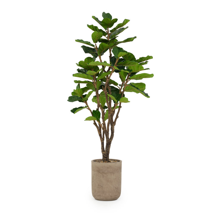 Fiddle Leaf Fig Artificial Plant Dark Green