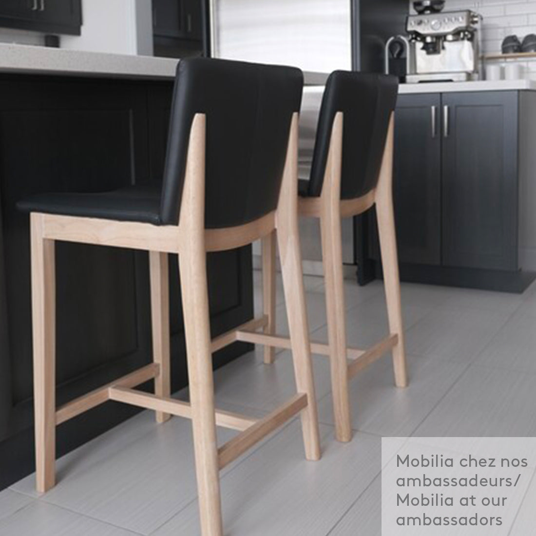 Emy Counter Stool Beige