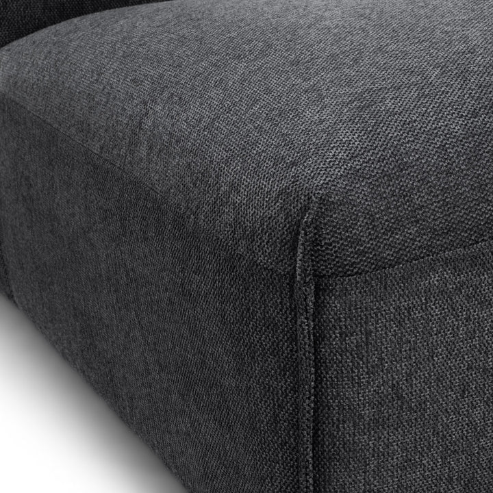 Ellemia Modular Chair W. Left Bumper Dark Grey