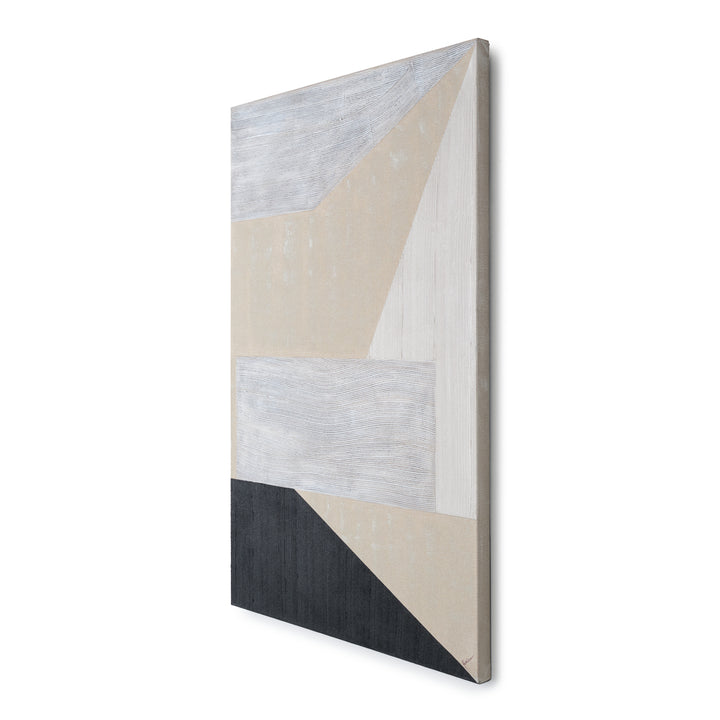 Wolffia Painting on Canvas Beige