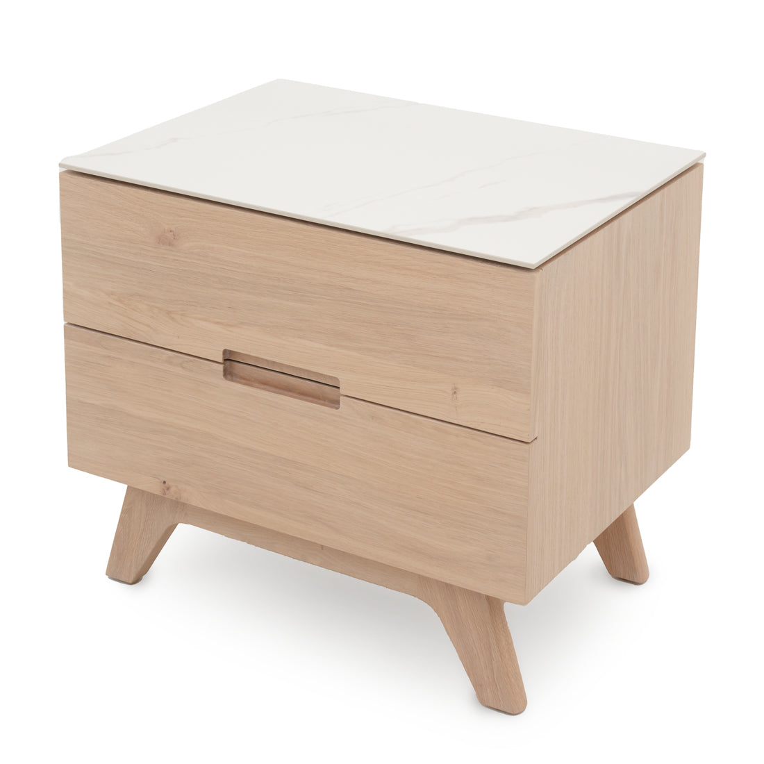 Elaina Nightstand Light Brown