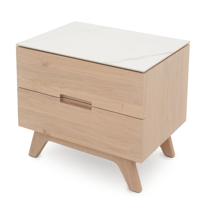 Elaina Nightstand Light Brown