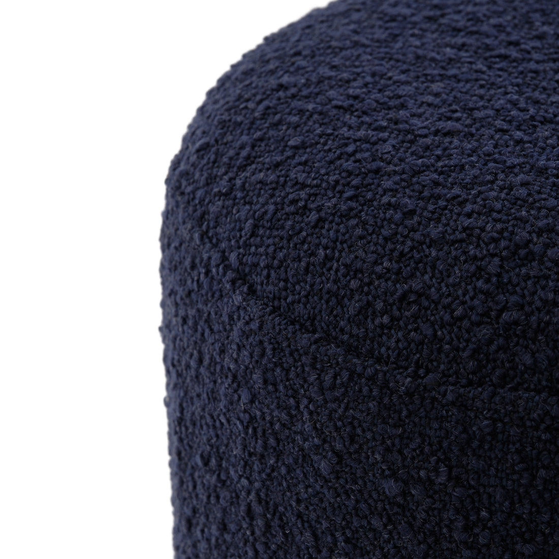 Emondi Fabric Ottoman Dark Blue