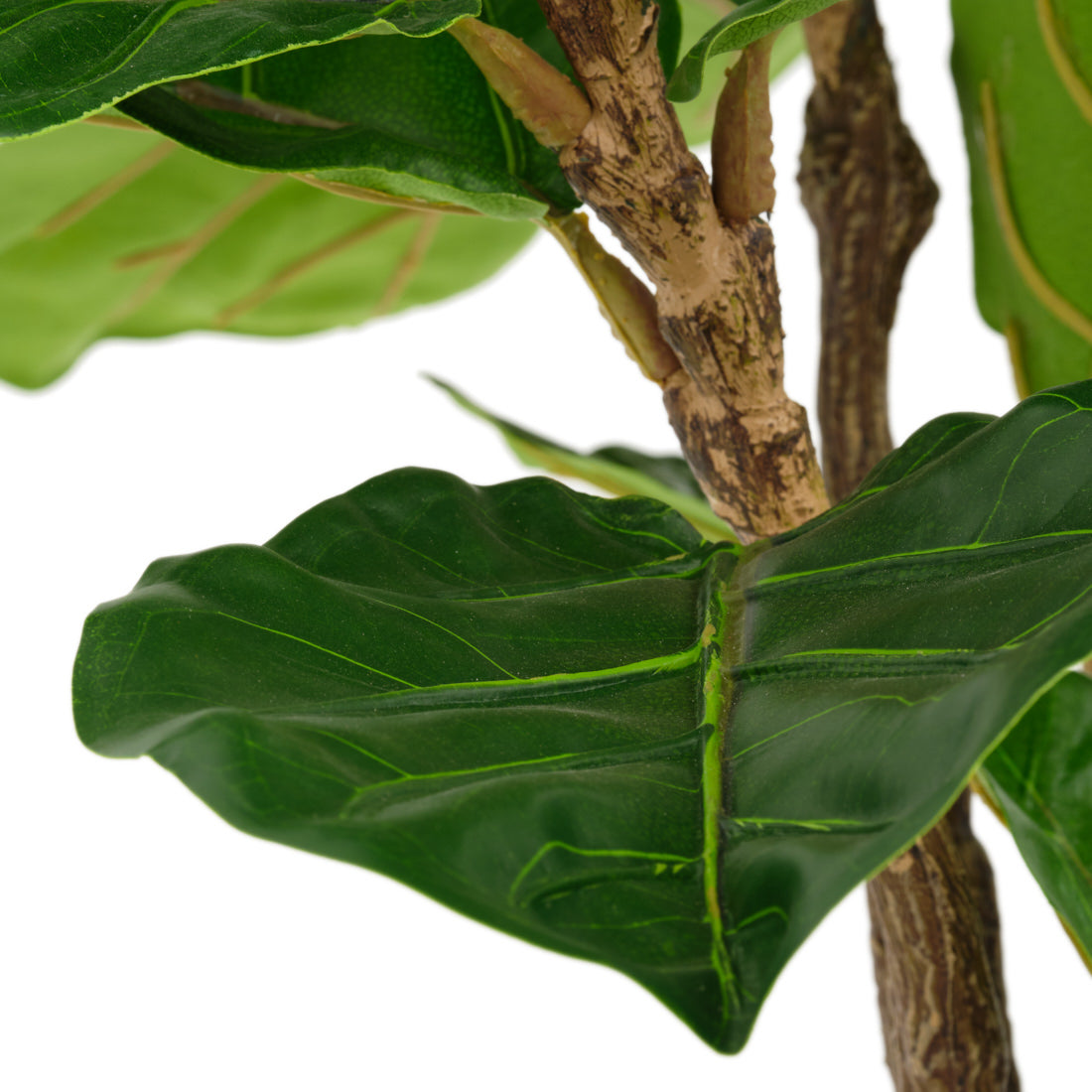 Fiddle Leaf Fig Artificial Plant Dark Green
