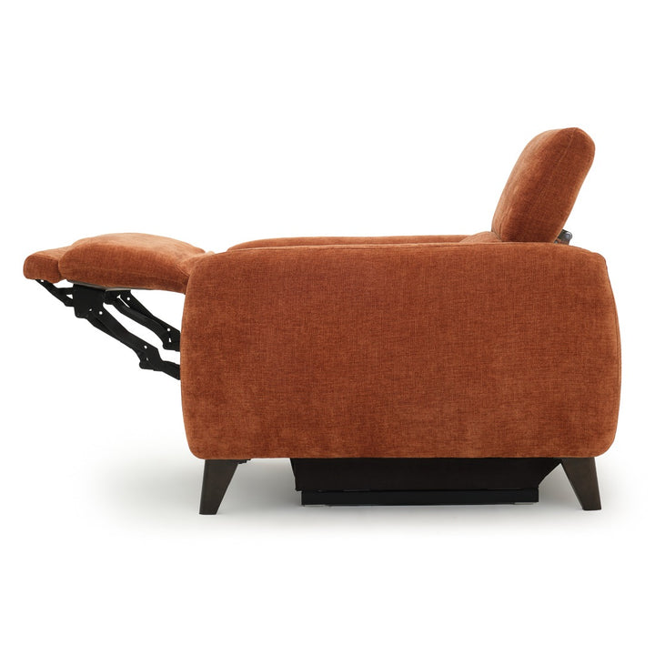 Nilani Reclining Accent Chair Orange
