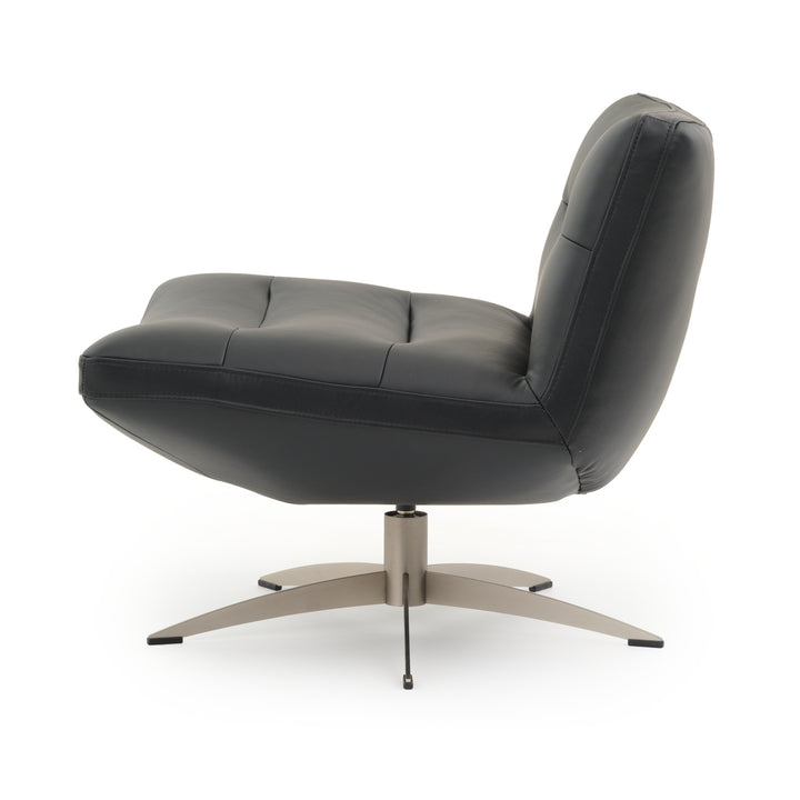 Windy Swivel Accent Chair Black