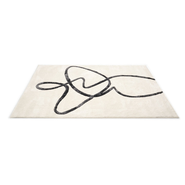 Simo Area Rug Black & White