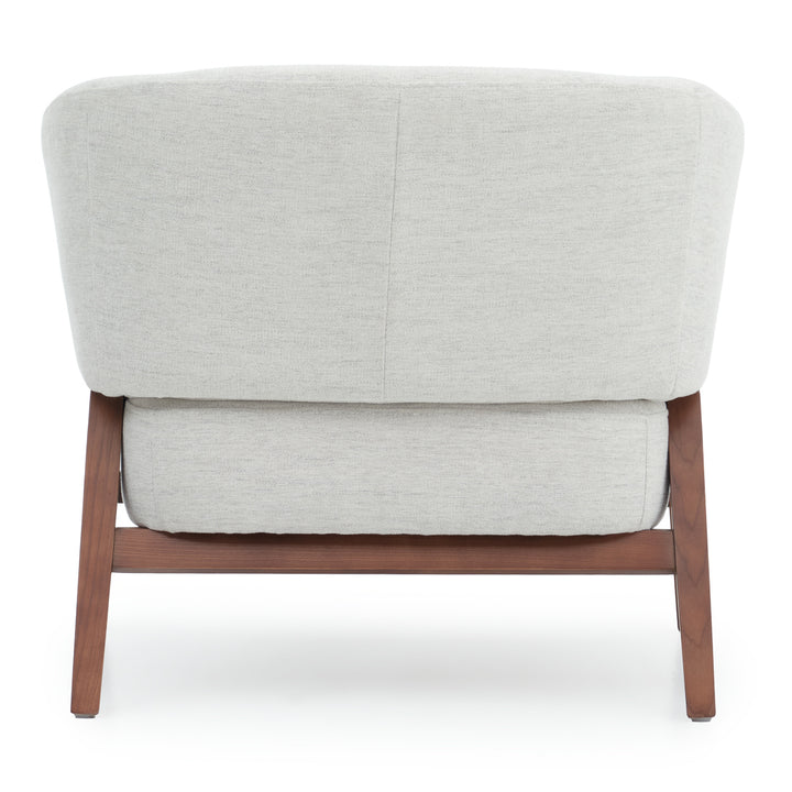 Noa Fabric Accent Chair Light Grey