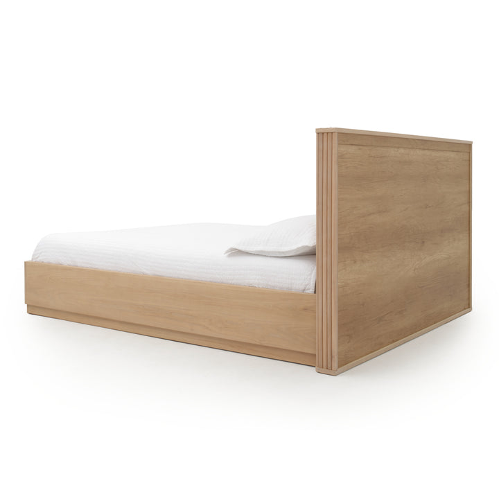 Nibba King Bed Light Brown