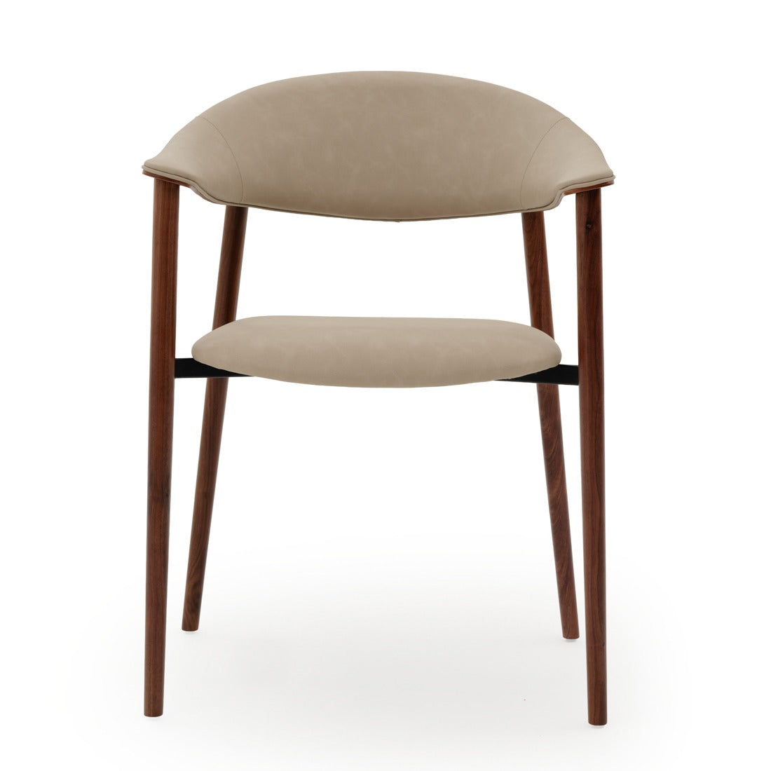 Etina Wood Armchair Taupe