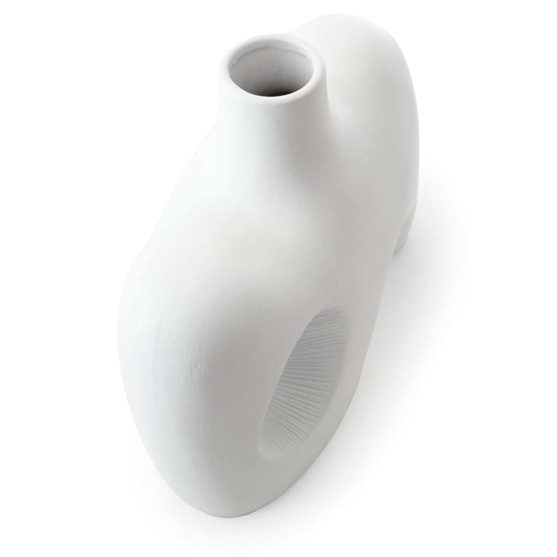 Saja Ceramic Vase Off White