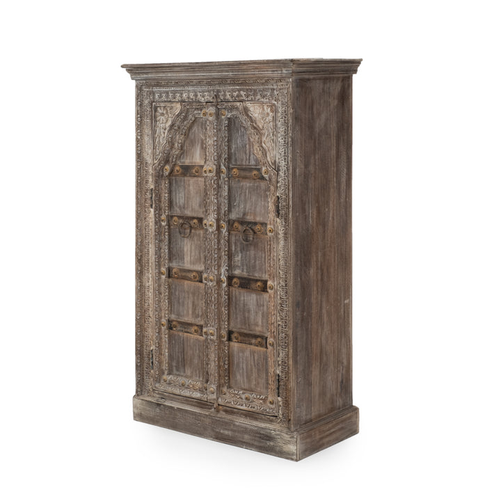Indira Armoire Light Brown